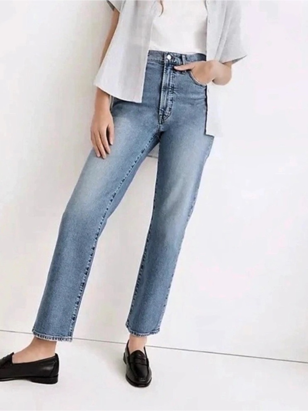 Madewell The Perfect Vintage Straight Crop Jean